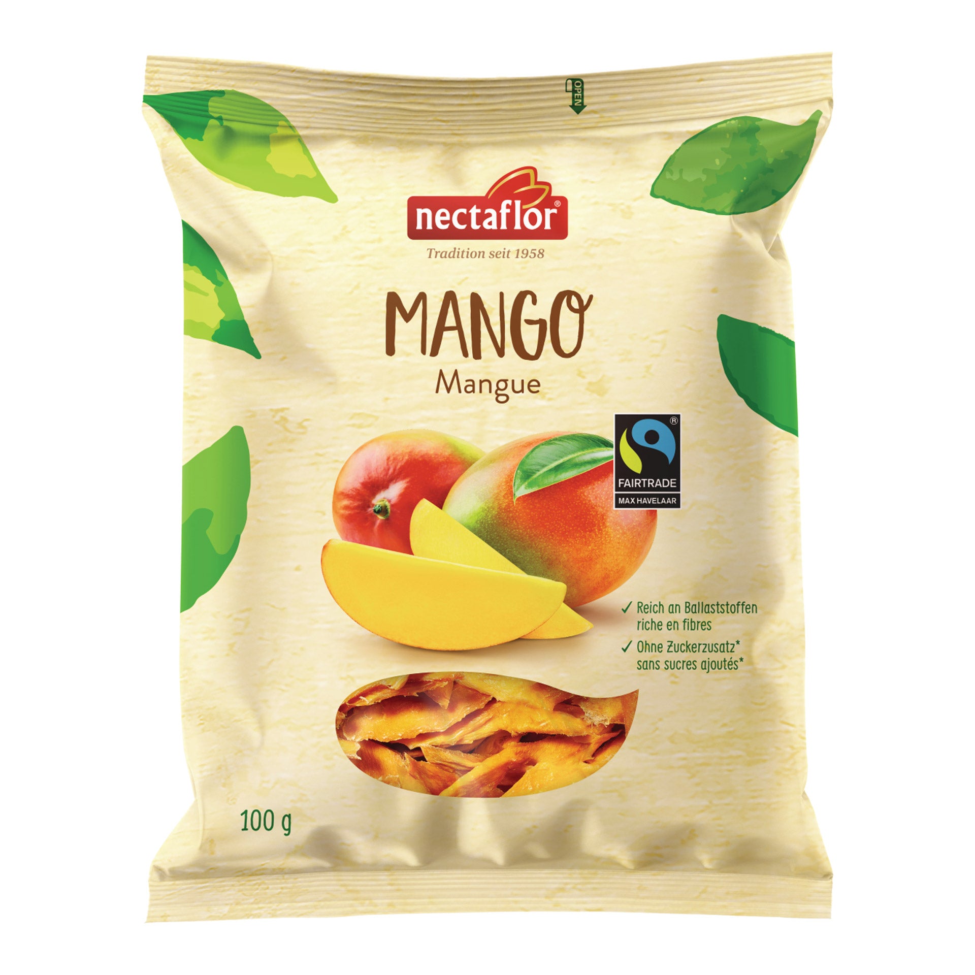 50773.jpg Nectaflor mangue séchée Fairtrade 100 g – Image 1