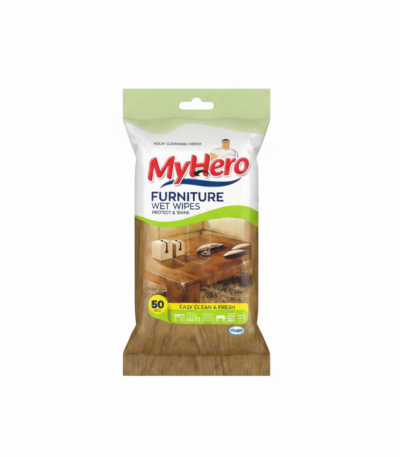 MyHero lingettes nettoyantes pour meubles – 50 pièces