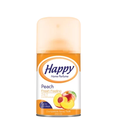 Happy désodorisant d’intérieur Pêche – 250 ml