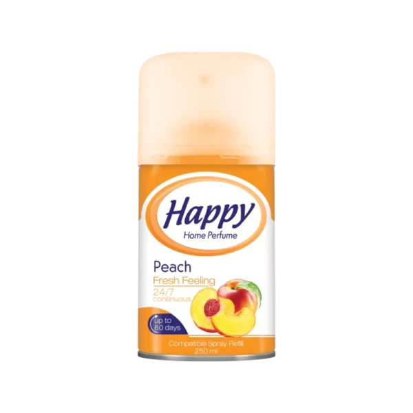 Happy désodorisant d’intérieur Pêche – 250 ml
