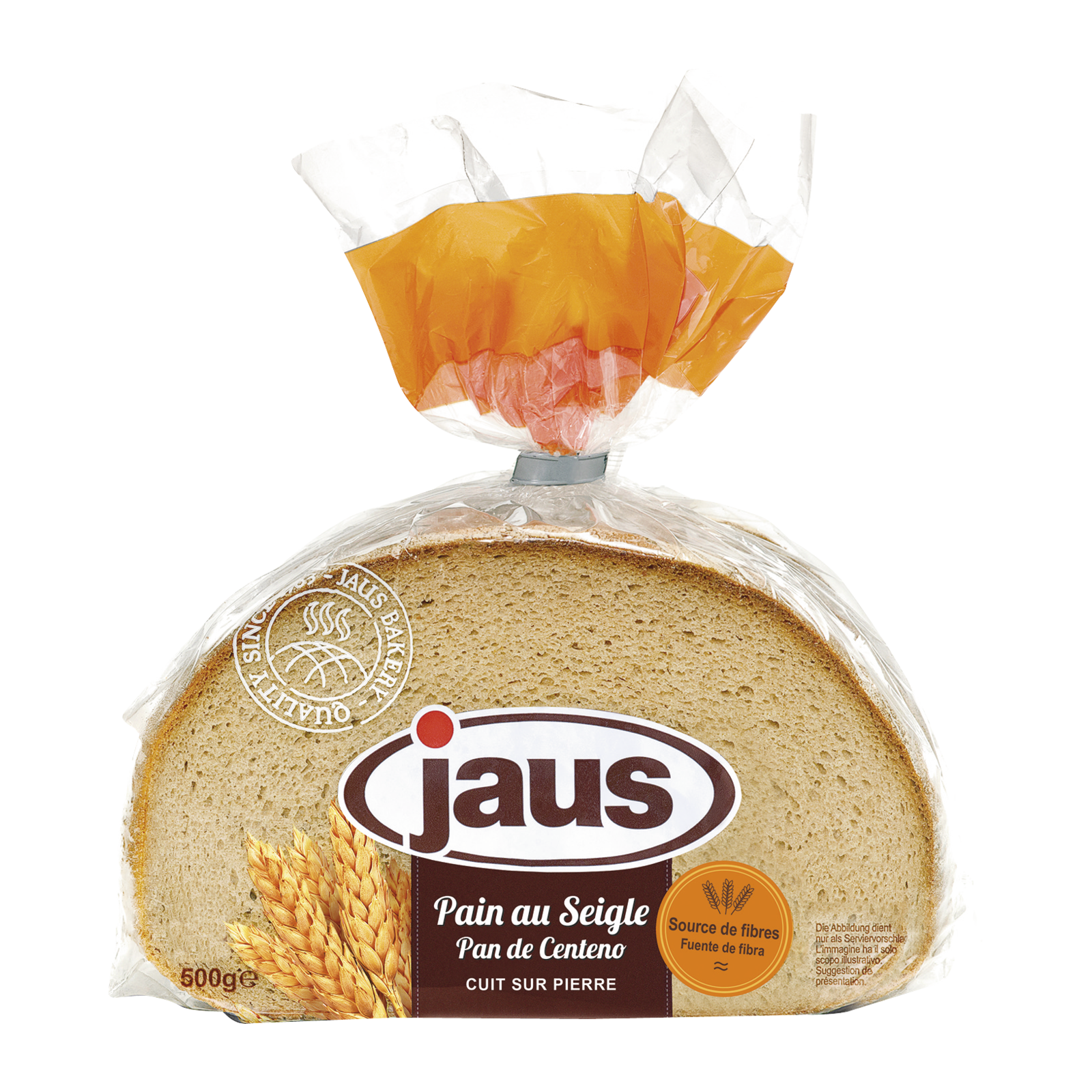Jaus pain au seigle tranché – 500 g Jaus pain au seigle tranché – 500 g