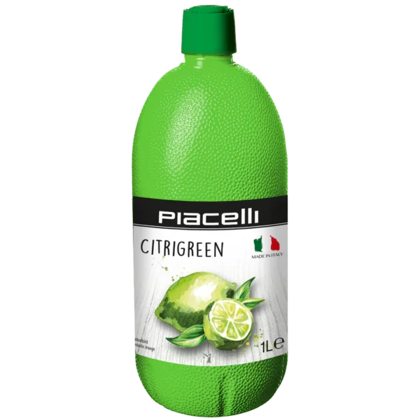 Piacelli Citrigreen – condiment citron et arôme limette, 1 L