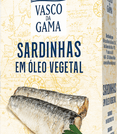 Vasco da Gama Sardines à l’huile végétale – 120 g