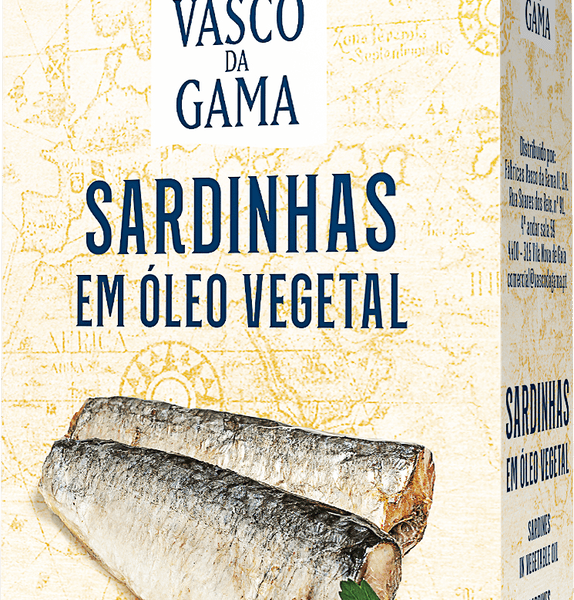 Vasco da Gama Sardines à l’huile végétale – 120 g